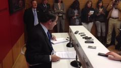 Rueda de prensa de Conde Roa