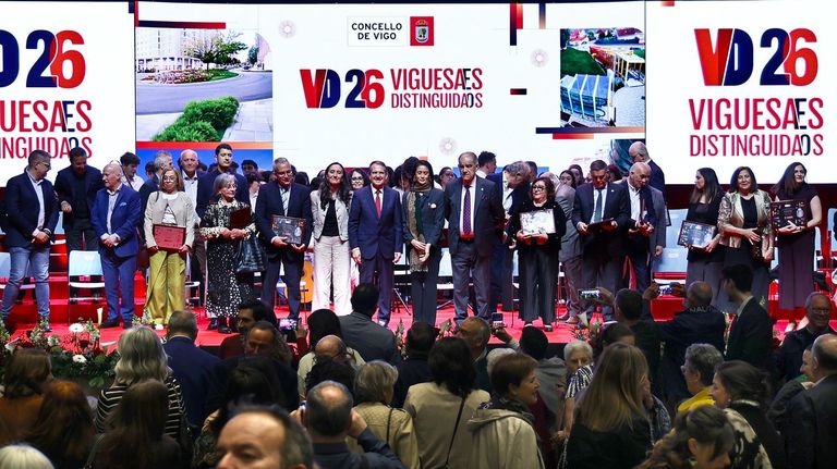 Vigo reconoce a sus distinguidos en una gala marcada por los retos de ciudad