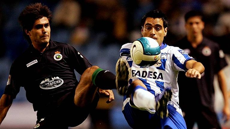 Aganzo, en el 2006 en Riazor