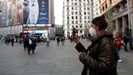 Plaza de Callao, en Madrid, este jueves