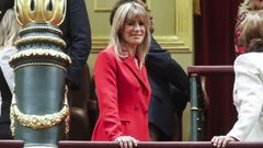 Begoa Gmez, esposa del lder del PSOE, en la tribuna de invitados del Congreso.