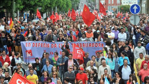 Imagen de archivo de la huelga comarcal del 2013, en demanda de medidas similares