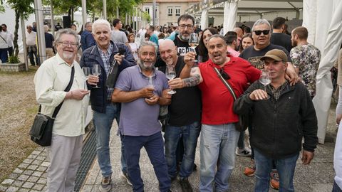 La Feira do Viño do Ribeiro atrajo a numerosos visitantes en su primer día.