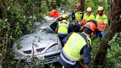 Accidente en Cangas de On�s.Accidente en Cangas de On�s