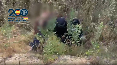 Momento de una de las detenciones de este miércoles