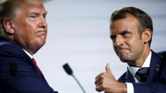 Macron parece haberle cogido la medida al imprevisible Donald Trump