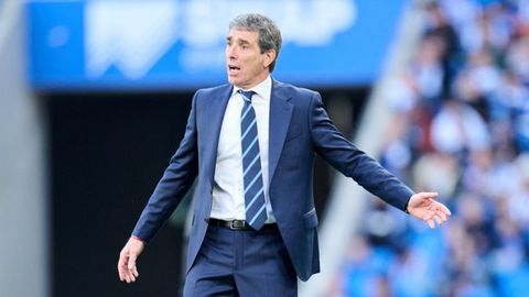 Guillermo Almada, durante el Real Sociedad-Real Oviedo