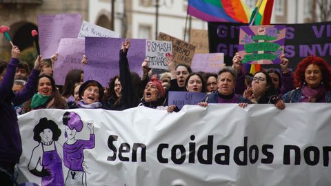 Manifestación en Lugo 