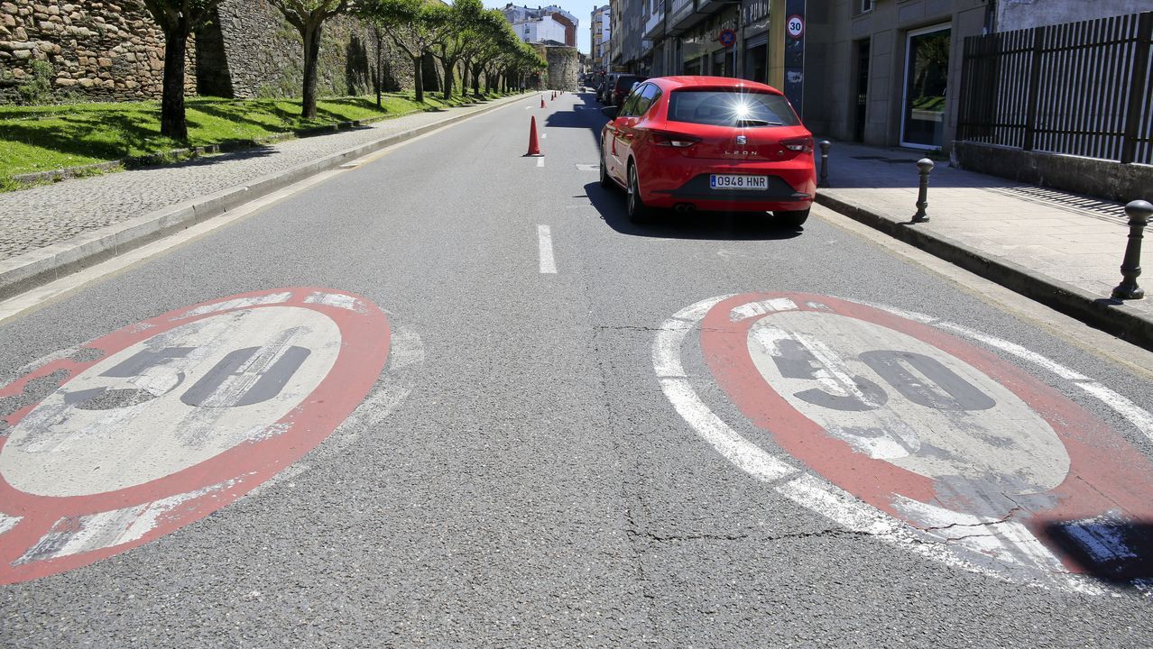 En la Ronda aún hay marcas que cifran en 50 km/h la velocidad