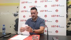 El secretario general de UGT en Asturias, Javier Fernndez Lanero