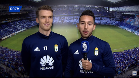 Hidi y Varela haciendo el test