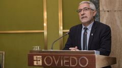 El nuevo concejal de Izquierda Unida-Convocatoria por Oviedo del Ayuntamiento de Oviedo Gaspar Llamazares,