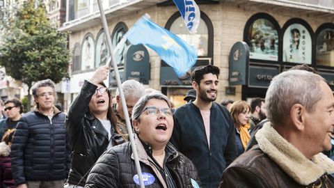 La manifestacin por la oficialidad