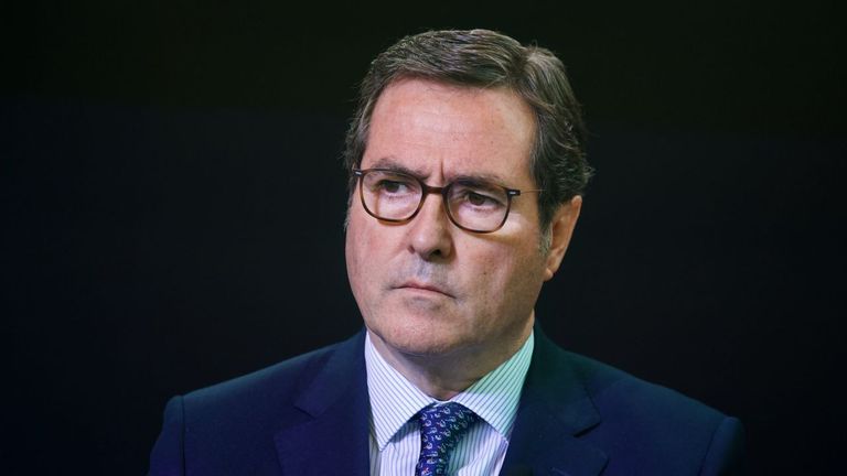 Antonio Garamendi, presidente de la CEOE
