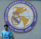 Xoel Goldar estuvo en la Academia del Real Madrid en Miami.