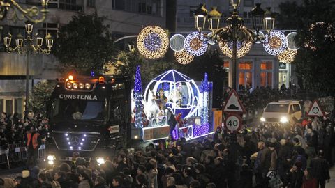 Cabalgata de los Reyes Magos en Vigo, en el 2018