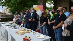 La presentación del Sanxenxo Degusta Tapas se llevó a  cabo en la casa de Don Fernando, en Portonovo 