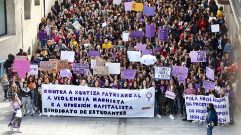 Manifestación por el 8M en Vigo