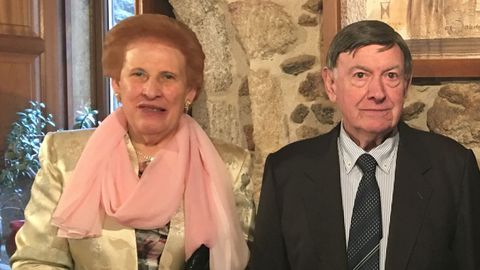 Milagros Manuela Coto, con su marido, Manuel Rolando Fernndez, fallecido hace un ao, en una imagen tomada en el 2019