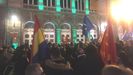 Maifestaci�n a favor de Maduro en Oviedo