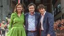 Los jueces Jordi Cruz, Pepe Rodríguez y Samantha Vallejo-Nágera presentaron en el FesTVal de Vitoria la nueva edición de «MasterChef Celebrity»