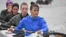 El K4 500 Femenino ganador del selectivo, con Teresa Portela, Estefana Fernndez, Carolina Garca y Sara Ouzande de izquierda a derecha.