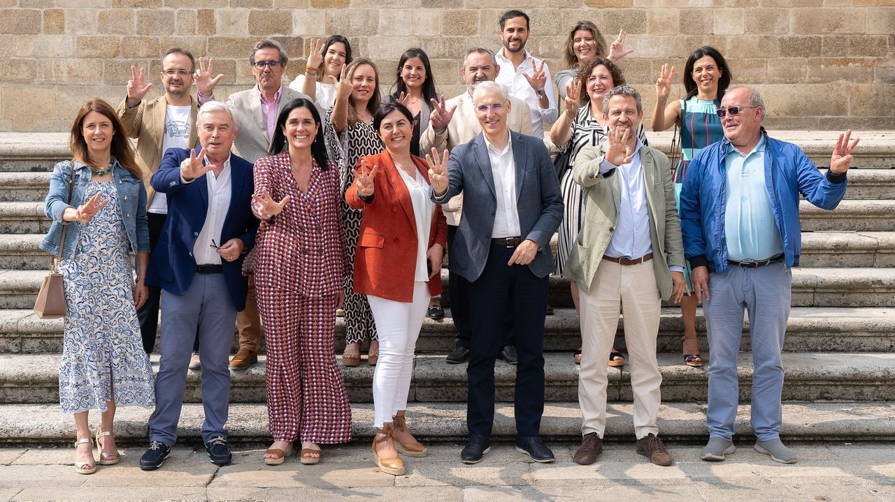 Los candidatos del PP por Lugo al Congreso y al Senado con Paula Prado y Elena Candia