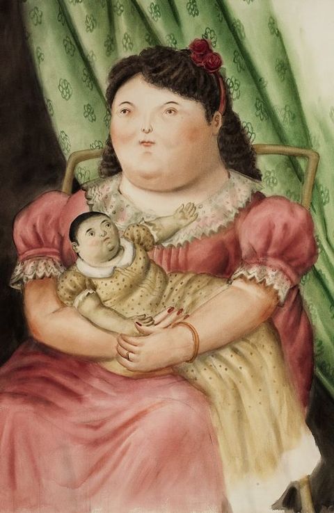 Madre e hijo, de Botero. 