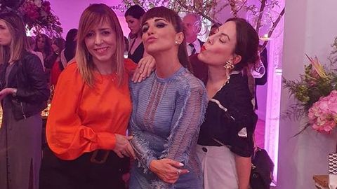 Paula Echevarr�a en la fiesta organizada por la revista �Elle� y Tous