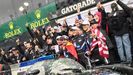 Fernando Alonso celebrado el triunfo en Daytona