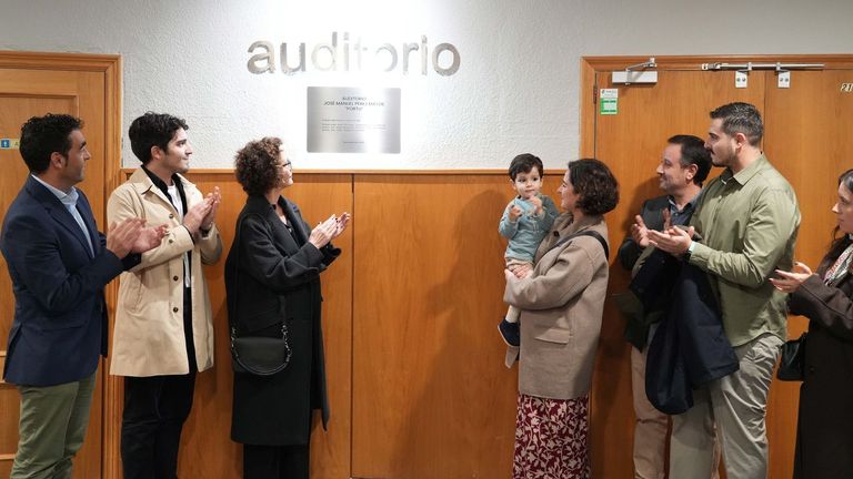 Portu, o traballador que se criou en Príncipe Felipe de Pontevedra, xa da nome ao seu auditorio