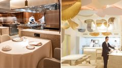 Interior de los restaurantes Marcos, en Gijón, y NM, en Oviedo, las nuevas estrellas Michelin de Asturias.