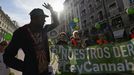 Marcha en Madrid para pedir la legalización del cánnabis