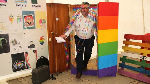 O alcalde de Ribadumia participa da Festa da Diversidade 
