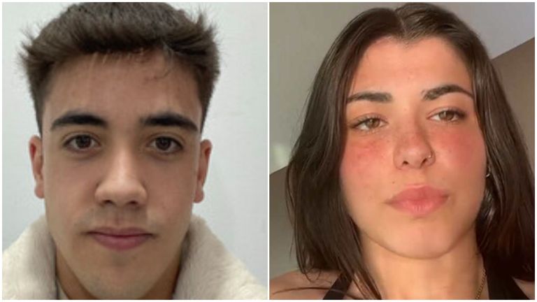 Alejandro y África, los jóvenes fallecidos en el accidente de Redondela