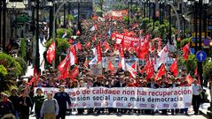 Los trabajadores gallegos salen a la calle