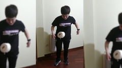 La alcaldesa de O Rosal chuta en el desaf�o con un rollo de papel higi�nico