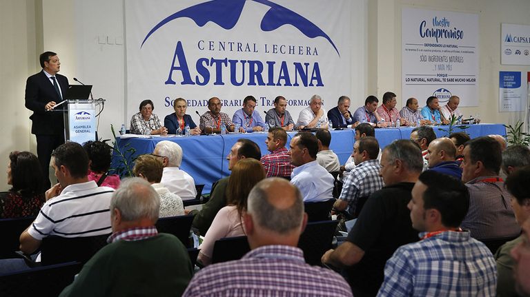Asamblea de socios de Central lechera