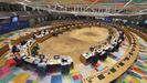 Intervencin de Zelenski en el Consejo Europeo celebrado en Bruselas