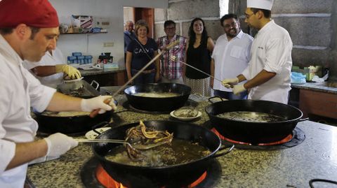 La cocina de la Festa da Angua, en una foto de archivo.