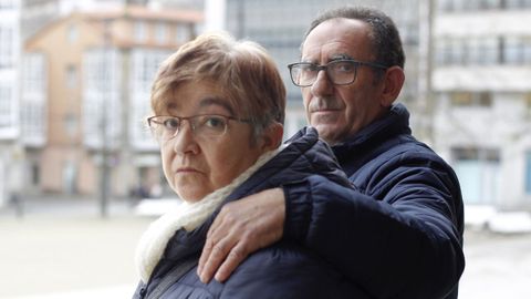 María José Díaz Villares y Wenceslao Yáñez, padres del joven ferrolano que lleva nueva años desaparecido