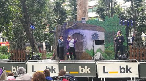 Un pequeo teatro infantil ameniza San Mateo a los ms pequeos 