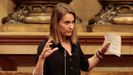 Jéssica Albiach, portavoz de los Comunes en el Parlamento catalán
