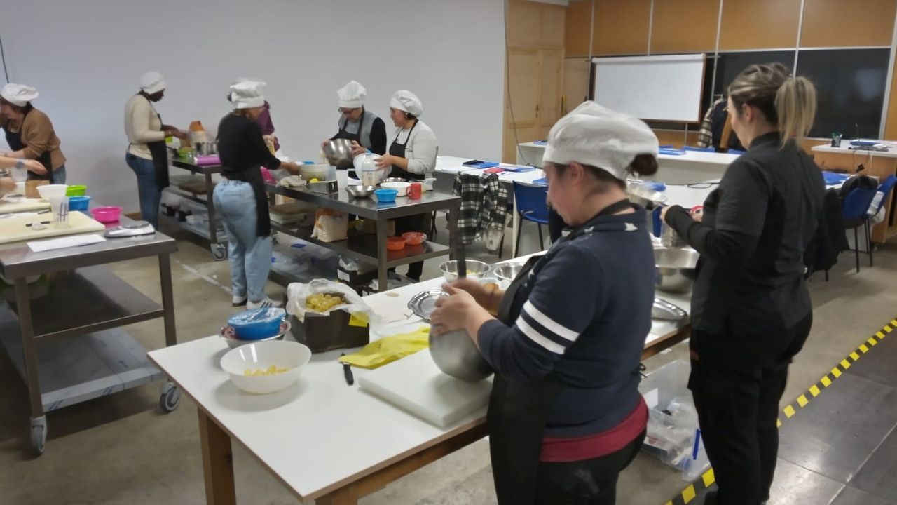 Actividad de formaci�n de cocina en Nar�n