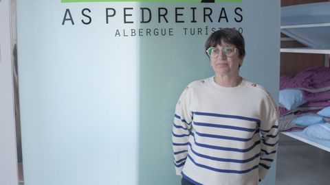 María Xosé Pernas tiene un albergue en Vilalba