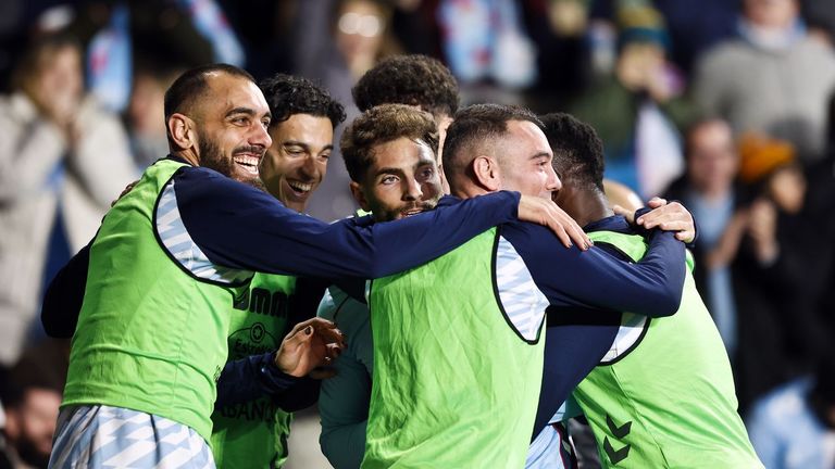 El gol en el Celta es cosa de 13