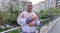 Jaime Otero Entenza, en Pontevedra, vive desde el 25 de agosto del 2020 con un corazn donado
