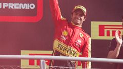 Carlos Sainz.Carlos Sainz tras ser tercero en el GP de Italia