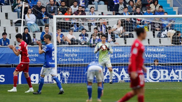 Champagne en el Real Oviedo-Deportivo