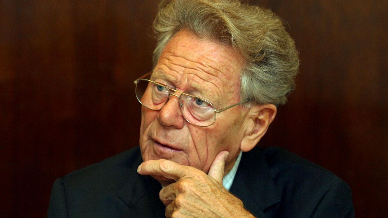 El teólogo Hans Küng (Sursee, Suiza, 1928), en una visita a Madrid en el 2003